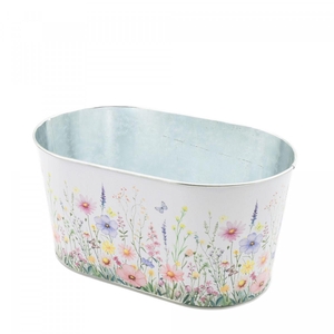 Zink Alona Flowers bak 22*14*11cm