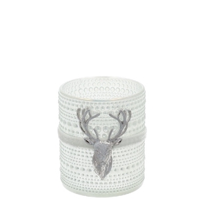 Kerst Theelicht rendier d08.5*10cm