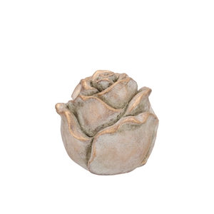 Concrete Saint Gold Rose 9x9x8cm Nm