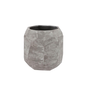 Sintra Grey Pot 23x23x22cm Nm