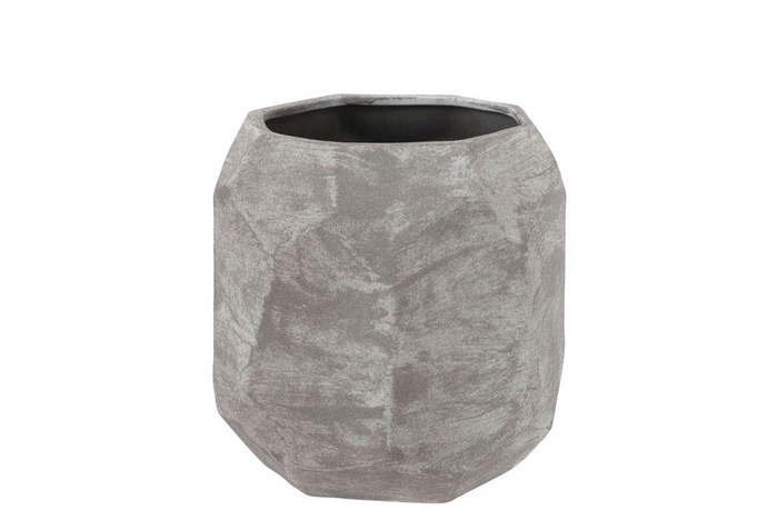 <h4>Sintra Grey Pot 23x23x22cm Nm</h4>