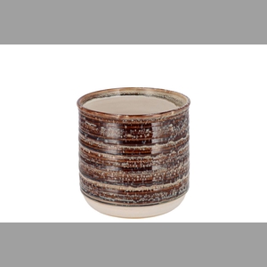Bella Brown Pot 12x12x11cm