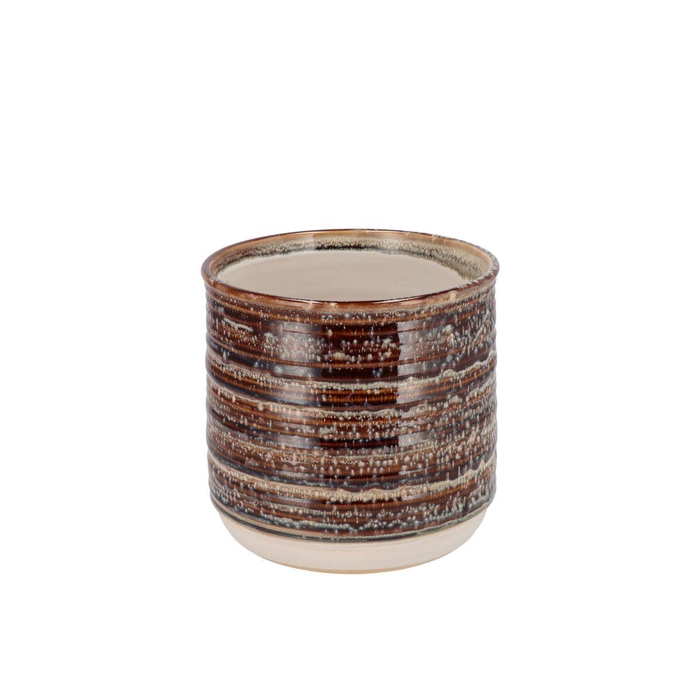 <h4>Bella Brown Pot 12x12x11cm</h4>