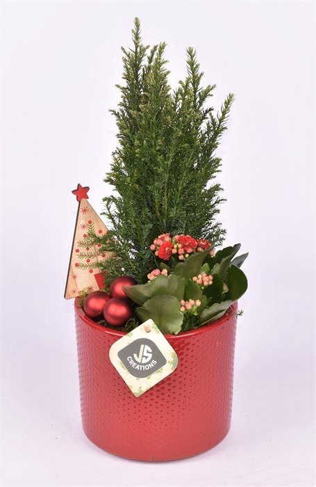 <h4>Keramiek pot rood 14cm</h4>
