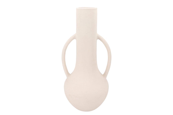 Florence White Vase Ears 28x27x62cm Nm