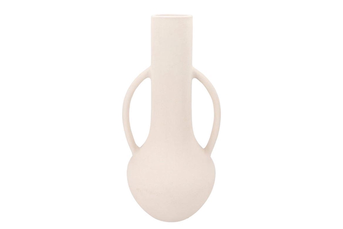 <h4>Florence White Vase Ears 28x27x62cm Nm</h4>