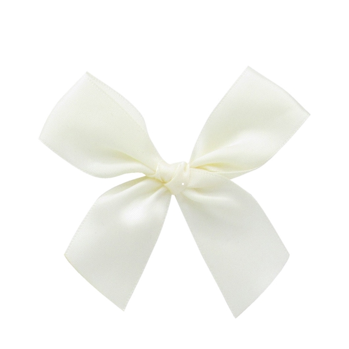 <h4>Wedding Bow+sticker 25mm 7.5cm x100</h4>