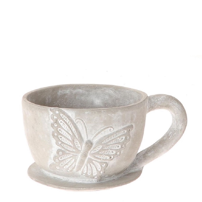 <h4>Ceramics Butterf.cup+saucer 24*18.5*12cm</h4>