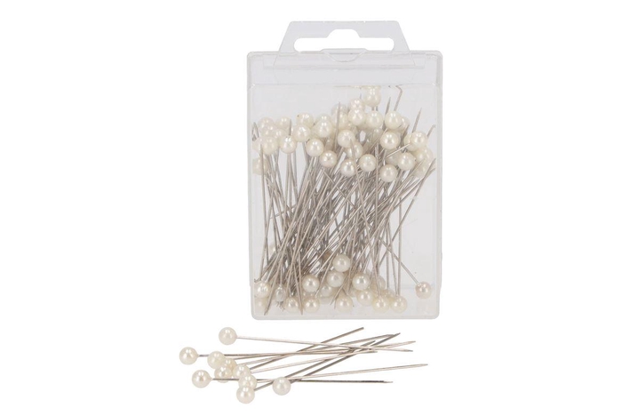 <h4>Floristry Pearl Pin 60mm White P/100</h4>