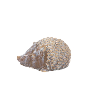 Hedgehog Glaze Grey 9x6x5cm