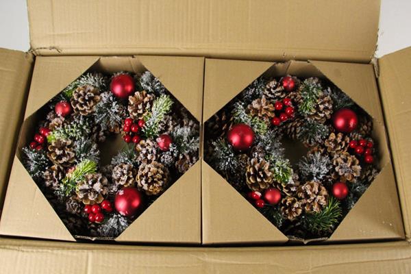 <h4>Wreath Cones Ø30cm 17342</h4>