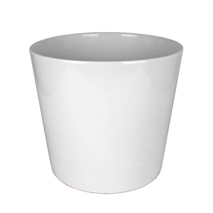 Pot Dallas Ceramics Ø24xH24cm white shiny