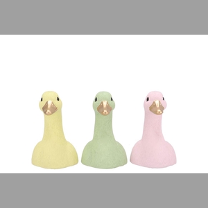 Easter Duck Head Dreamy Pastel Mix Ass 10x12x16cm Nm