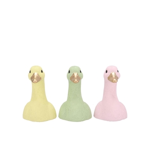Easter Duck Head Dreamy Pastel Mix Ass 10x12x16cm Nm