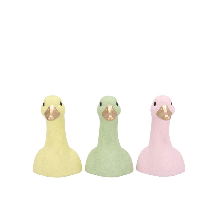 <h4>Easter Duck Head Dreamy Pastel Mix Ass 10x12x16cm Nm</h4>
