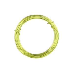 Wire Aluminum 100gr 12mx2mm Lime