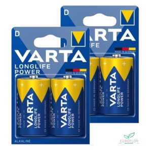 BATTERIJEN VARTA D 1,5V LR20 4PCS