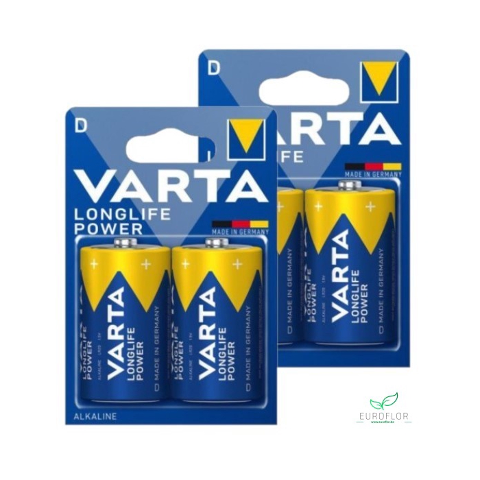 <h4>BATTERIJEN VARTA D 1,5V LR20 4PCS</h4>