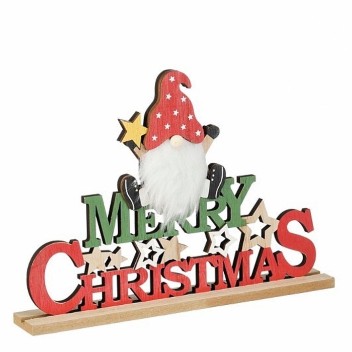 <h4>Kerst Deco merry christmas 28*4*21cm</h4>
