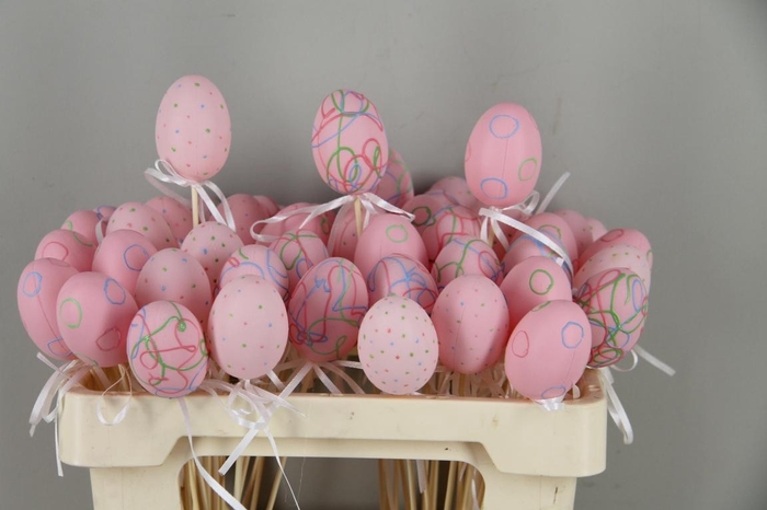<h4>Stick Egg Easter Festival Pink</h4>