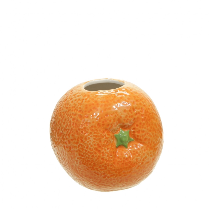 <h4>Keramiek Orange vaas d02/10*10cm</h4>