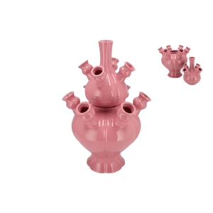 Rotterdam Pink Vase Tube 31x31x46cm Nm