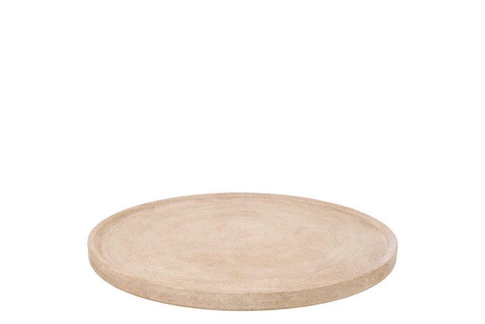 Porto Cream Plate 35x35x2cm Nm