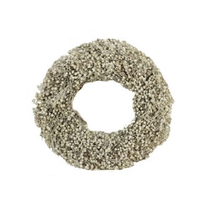 Wreath d30cm Flax