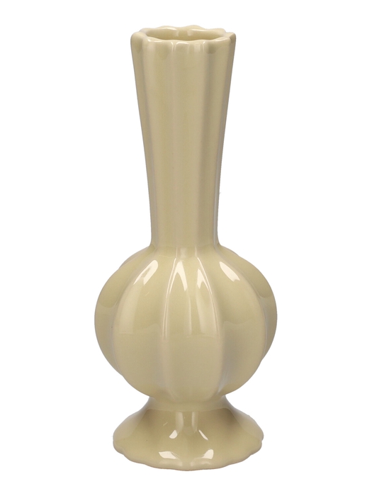 <h4>DF03-666801100 - Vase Celia1 d3.8/7xh15.8 sand</h4>