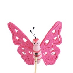 <h4>Sticks 50cm Butterfly felt d09cm</h4>