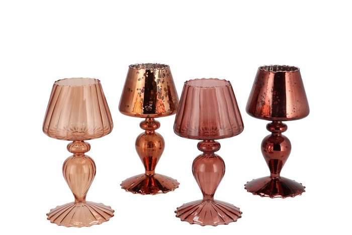 <h4>Luce Scottish Spice T-light Holder Ass 9x9x18cm</h4>