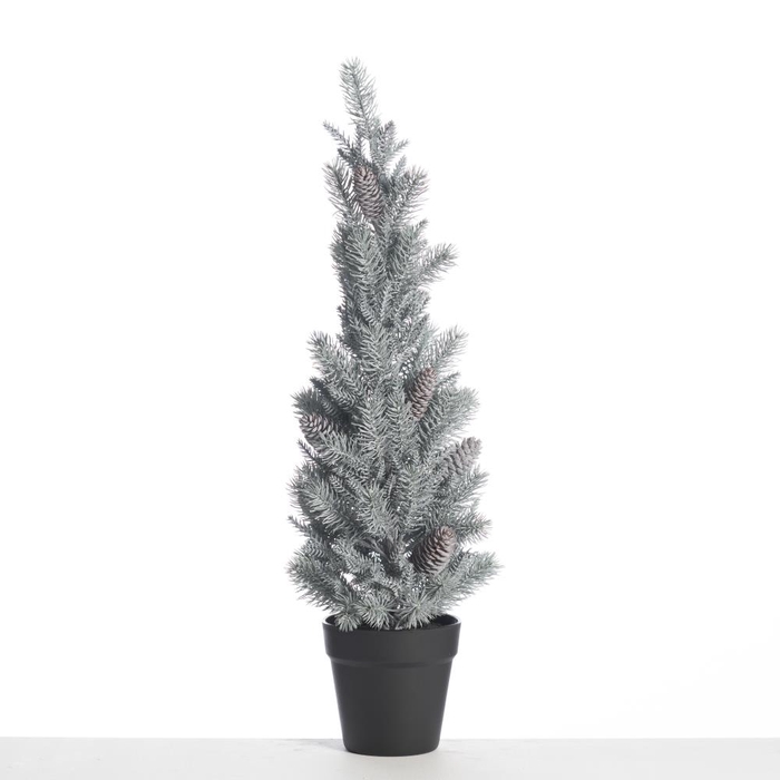 <h4>AF Pine tree w/cone in pot L69</h4>