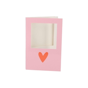 Gift Tile Card Heart Pink 21x14x1cm