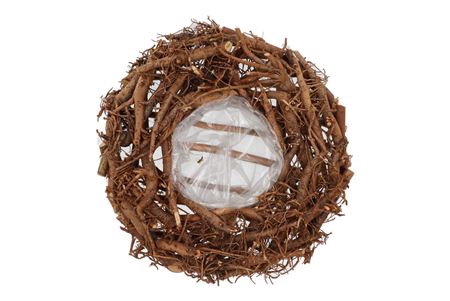 <h4>Wreath Root Wood Brown 40cm</h4>