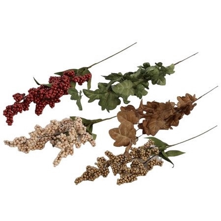 <h4>Artificial flowers Branch berry mix 75cm</h4>