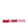 Bowy Jolly Pink Mix T-light Wide Bow Ass 10x5x5cm