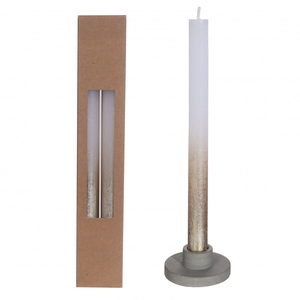 Candle Gold spray d2.1*25cm x2