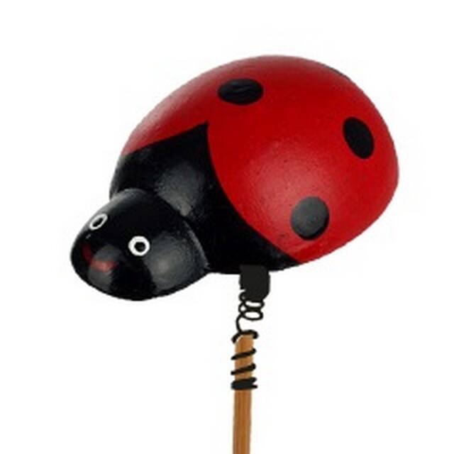 Pick Ladybird 3,5x5cm+50cm stick red