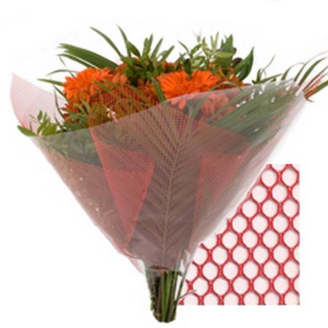 <h4>Sheets Deco-lux 40x40cm Mesh red</h4>