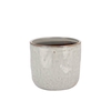 Iron Stone White Glazed Pot 9x8cm