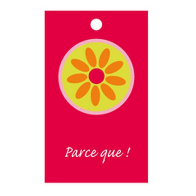 <h4>Flower cards  ma -Parce que!- package  20 pieces</h4>