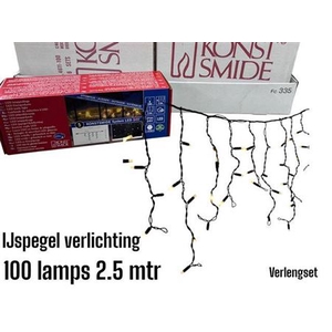 Led Light Ijspegel 250cm Warm Wit