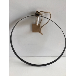 HANGING CIRCLE METAL BAND D30 BLACK