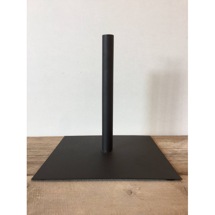 <h4>METAL FRAME STAND 20X20CM + PIPE 20CM BLACK</h4>