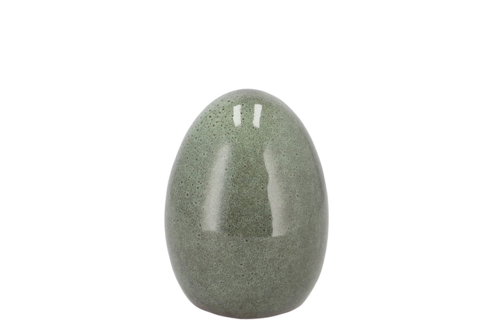 Jet Green Egg 7x7x10cm