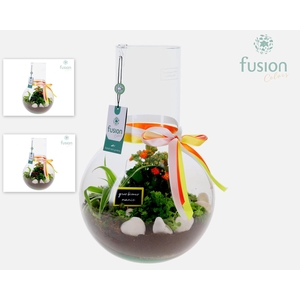 Green Bottle Suzanne Large met Grootmoederdag arrangement