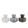 Beau Dutch Grey Mix Neck Sphere Vase Ass 26x25cm