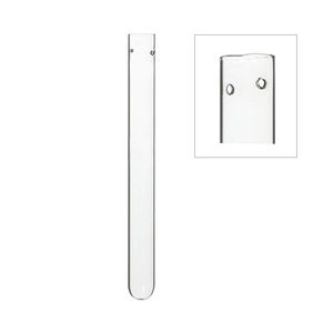 Glass Tube+2holes d02*20cm