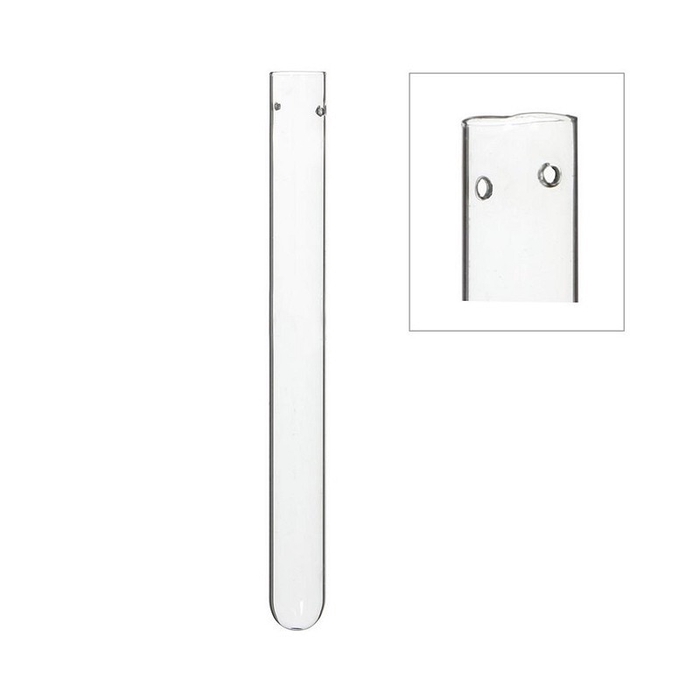 <h4>Glas Reageerbuis+2gat d02*20cm</h4>