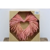 Wr Silkworm Heart Shape L Pink 30cm